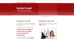 Desktop Screenshot of carriereconseil.com